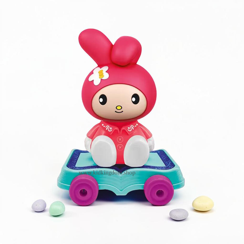 Kids Electric Light Music Rabbit Car