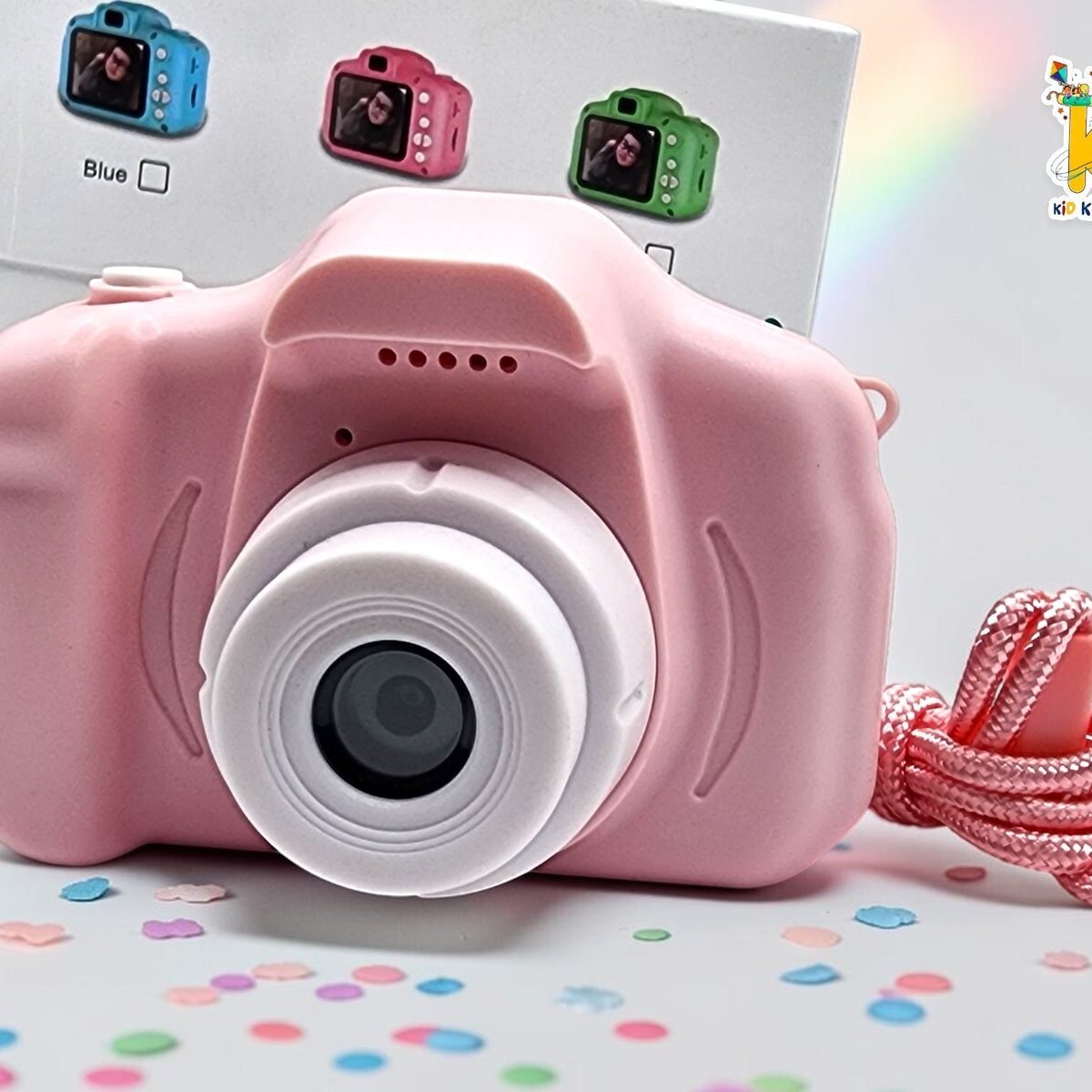 Kids Digital Camera – Rechargeable Toddler Camera ,Mini DSLR