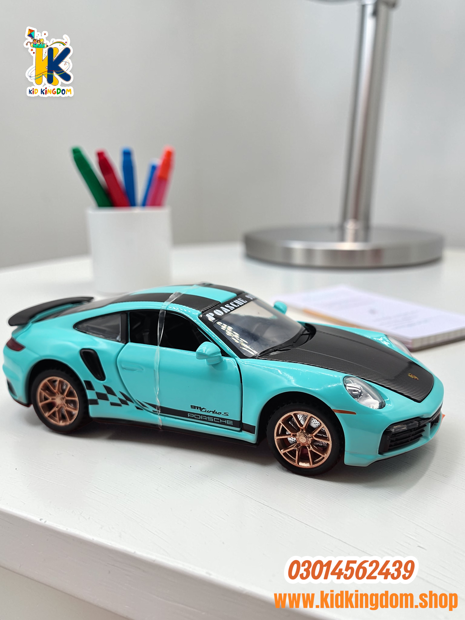 Porsche 911 Turbo S Diecast Metal Model Car