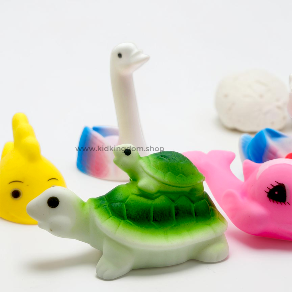 Kids Floating Soft Rubber Bath & Water Toy Set