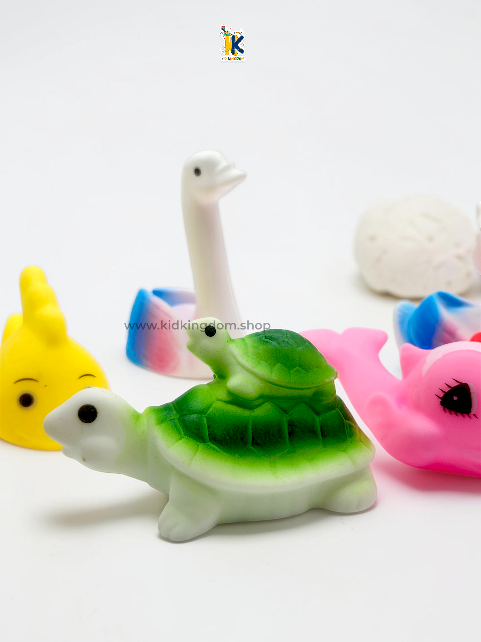 Kids Floating Soft Rubber Bath & Water Toy Set