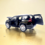 Kids Black Toyota Prado Diecast Model Toy Car