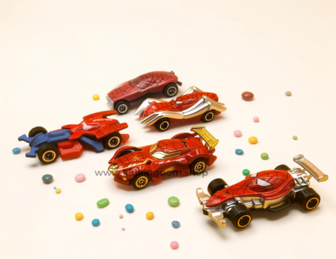 5 Piece Spider-Man Diecast Metal Racers Set