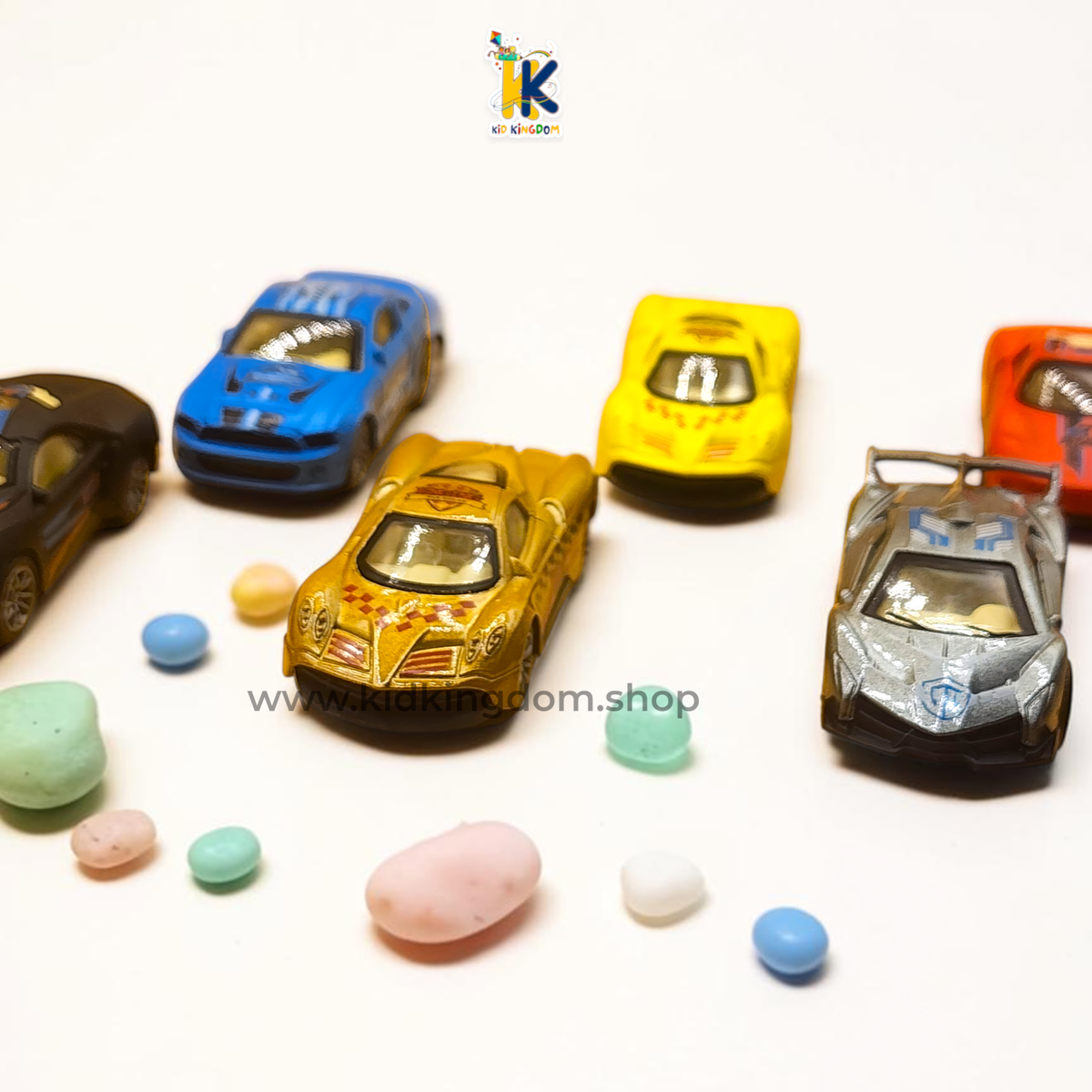 6 Piece Mini Diecast Alloy Model Supercars Set