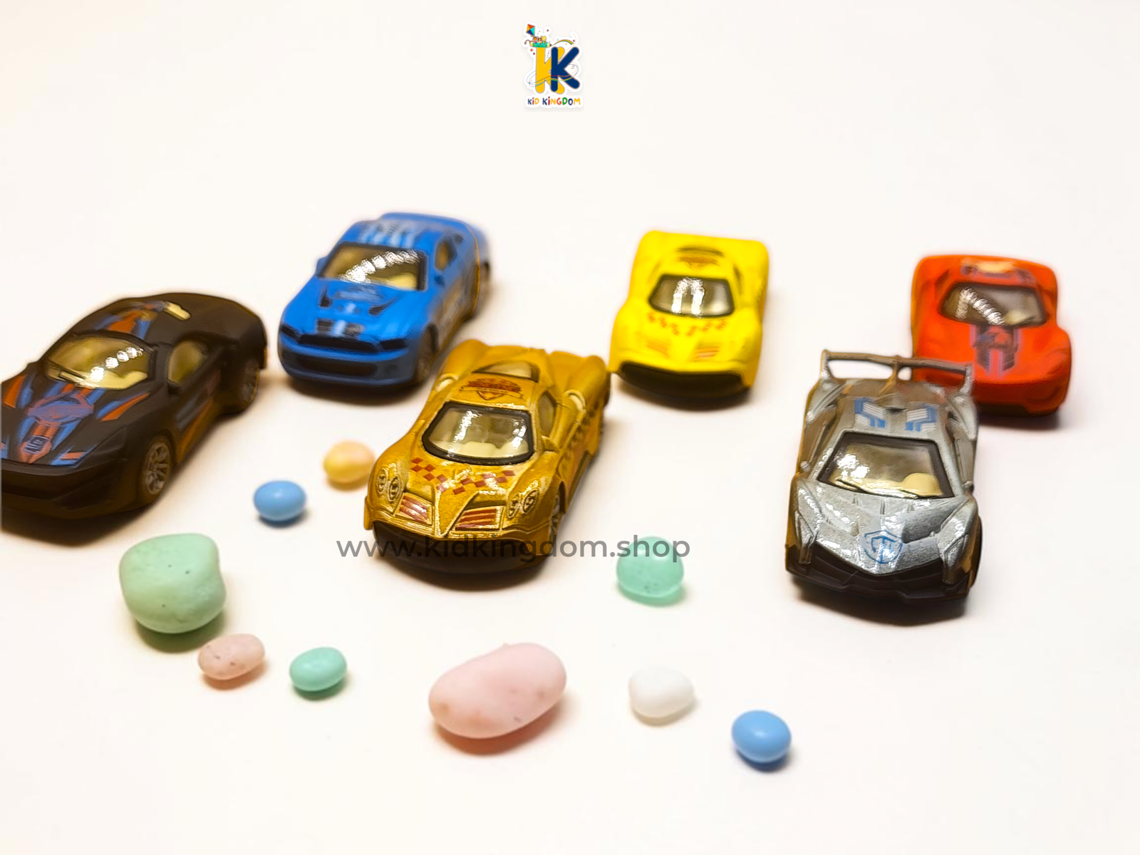 6 Piece Mini Diecast Alloy Model Supercars Set