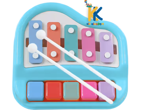2-in-1 Xylophone Piano – Musical Keyboard for Toddlers