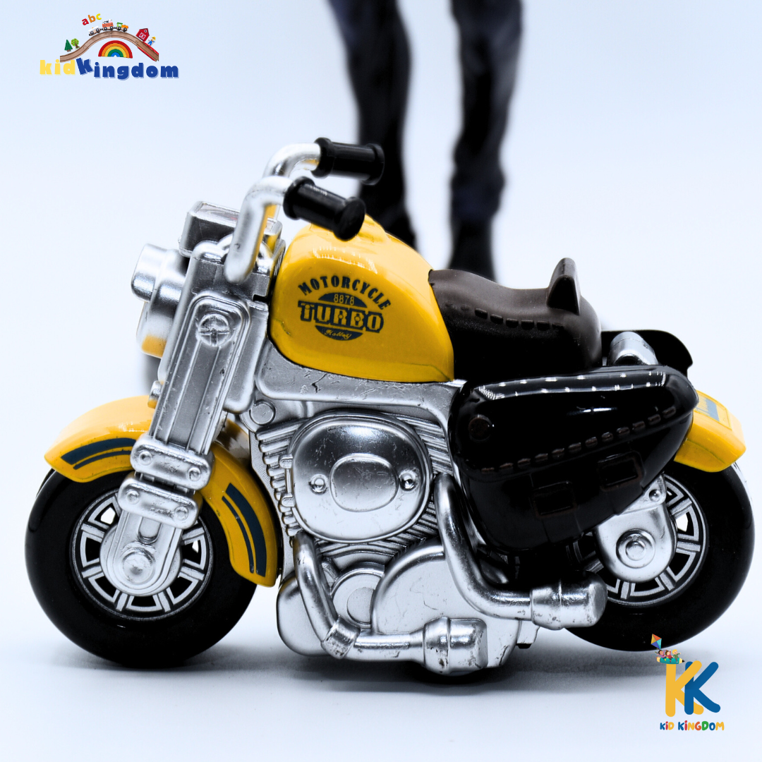Metal Diecast Mini Motorcycle Bike Model – Collectible Toy Bike for Kids