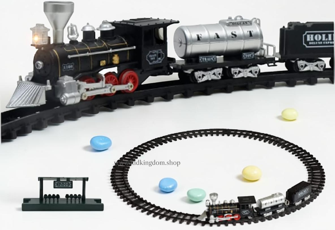 Kids High-Class Express Steam Train Track Set