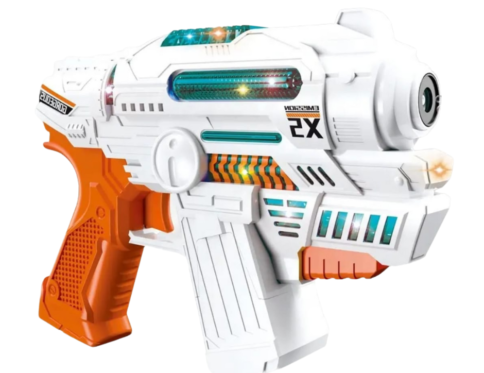 Sci-Fi Bubble Gun Toy – Colorful Light & Music Automatic Bubble gun