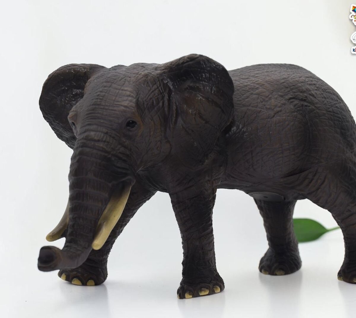 Realistic African Elephant Toy Figure