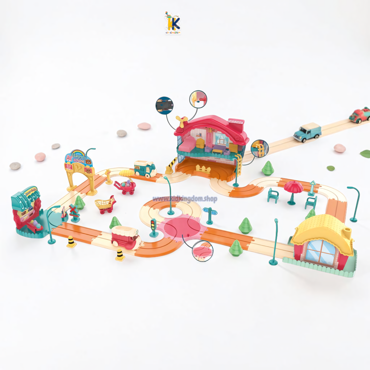Interactive Town Building Track Set