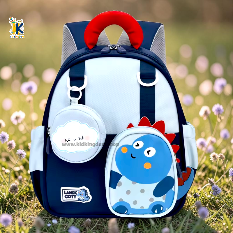 Cute Little Dinosaur Backpack with Coin Pouch