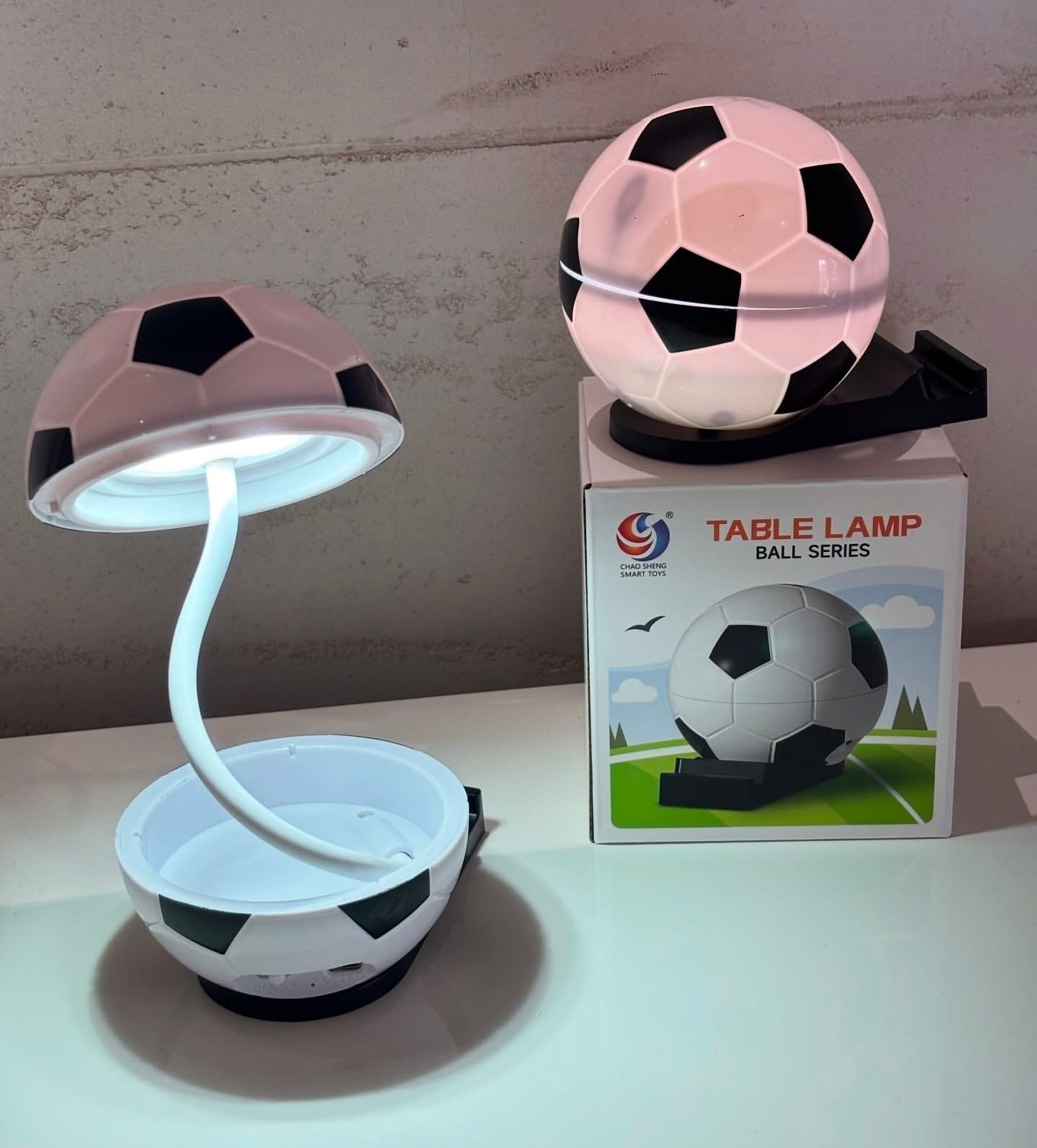 Kids Football Soccer Ball Rechargeable Desk Lamp