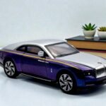 Rolls-Royce Wraith Style Die-Cast Metal Car with Lights, Sound & Opening Doors
