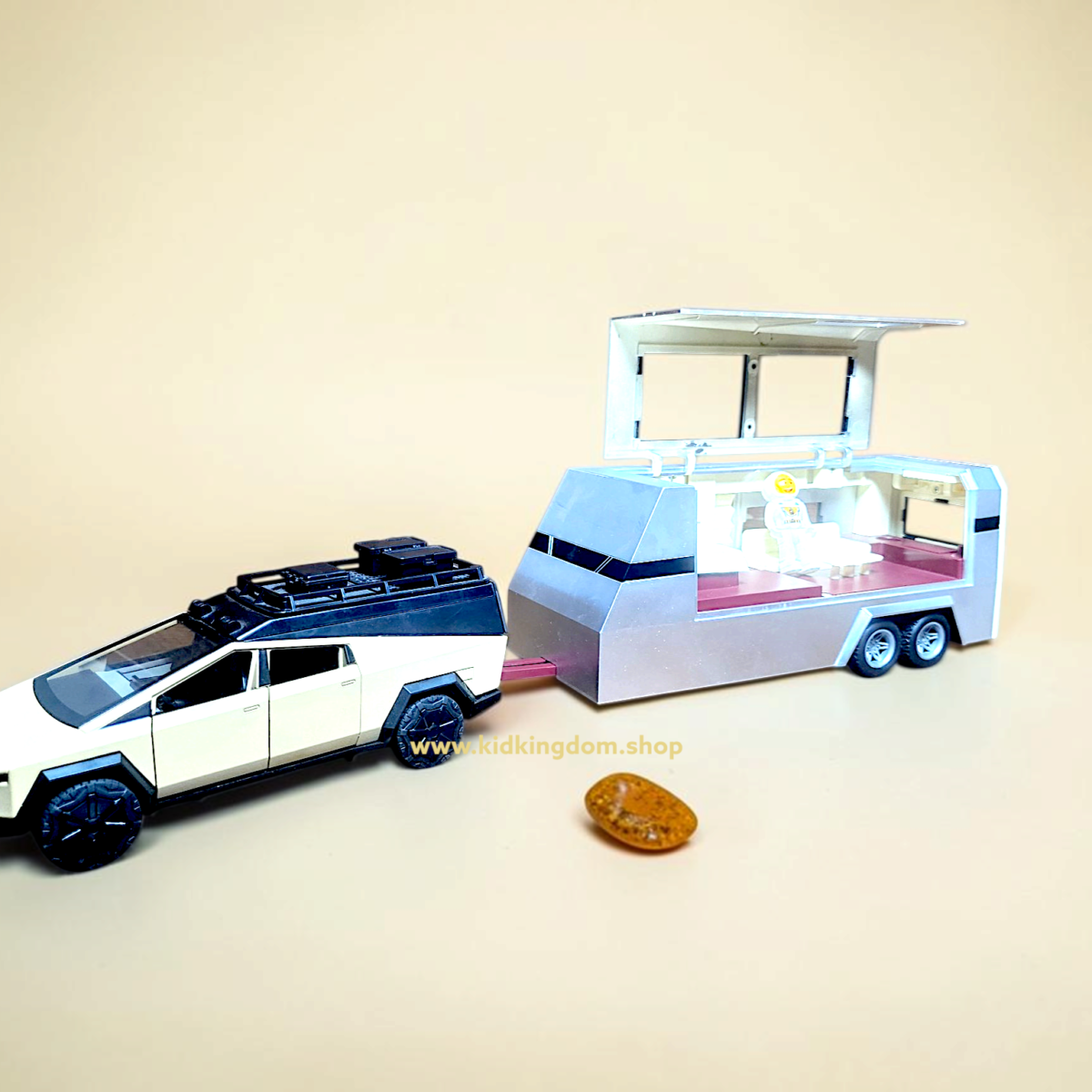 Diecast Cyber Car and Camper Van